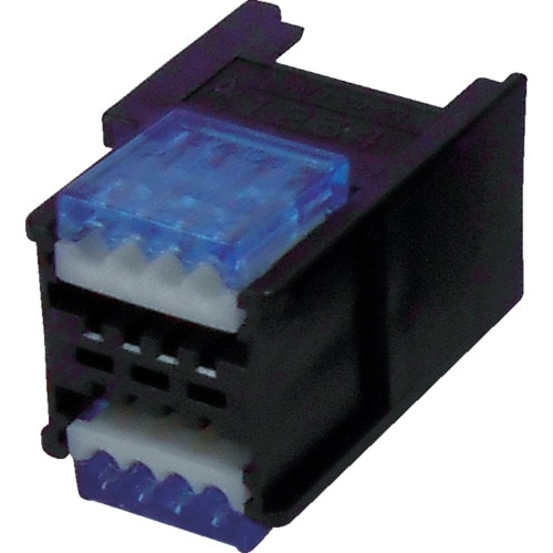 トラスコ中山 3M ミニ・クランプ ワイヤーマウントソケット8極 ケーブル中継接続用　449-3371（ご注文単位1個）【直送品】