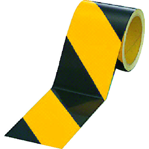 トラスコ中山 ユニット 反射トラテープ ポリエステル樹脂フィルム 90mm幅×10m(ご注文単位1巻)【直送品】