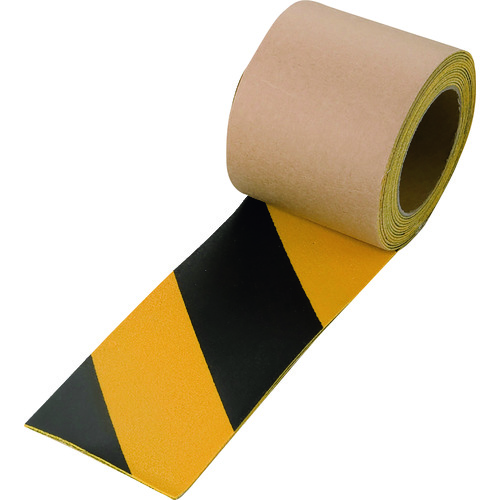 トラスコ中山 ユニット ユニラインテープトラ 合成ゴム 100mm幅×5m巻(ご注文単位1巻)【直送品】