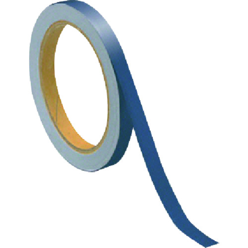 トラスコ中山 ユニット 反射テープ青 ポリエステル樹脂フィルム 10mm幅×10m巻(ご注文単位1組)【直送品】