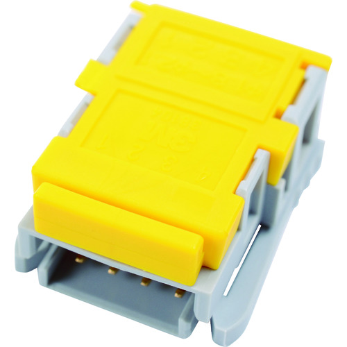 トラスコ中山 3M リンクコネクタ ワイヤーマウントコネクタ4極 ラウンドケーブル用 449-3494(ご注文単位1個)【直送品】