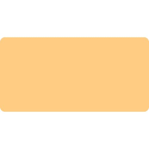 トラスコ中山 緑十字 配管識別ステッカー 無地タイプ(ガス) HY-700M 40×80mm 10枚組 アルミ（ご注文単位1組）【直送品】