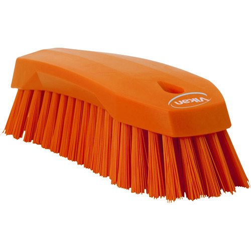 トラスコ中山 Vikan ハンドブラシ 3890 オレンジ HACCP対応 ハードタイプ(ご注文単位1個)【直送品】