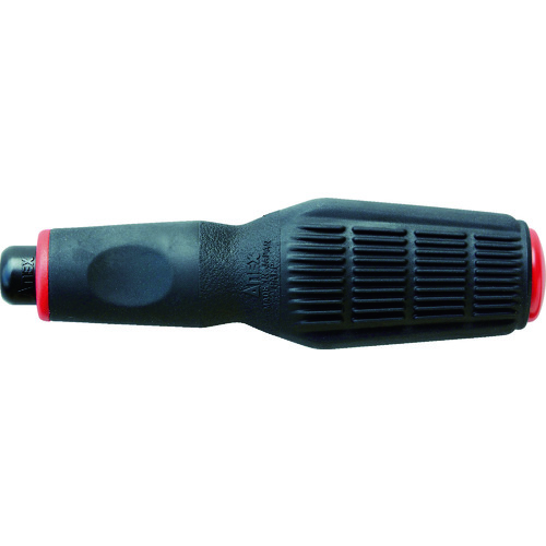 トラスコ中山 アネックス 差替式ドライバー ソフトグリップ ハンドルのみ 全長124mm(ご注文単位1本)【直送品】