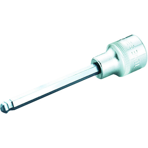トラスコ中山 TONE ボールポイントヘキサゴンソケット 対辺寸法10mm 差込角9.5mm 長さ46mm(ご注文単位1個)【直送品】