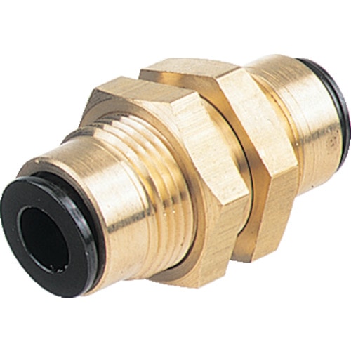 トラスコ中山 チヨダ フジバルクヘッドユニオン(金属) 4mm(ご注文単位1個)【直送品】