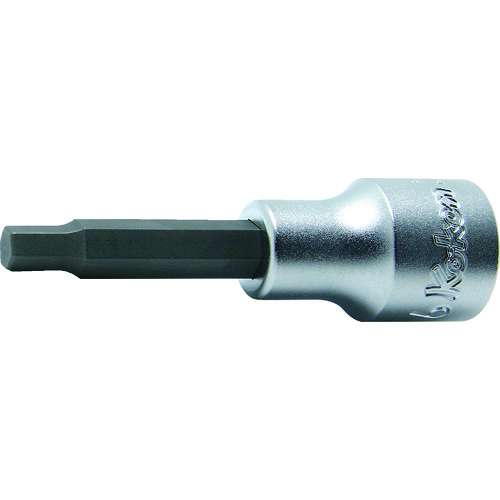 トラスコ中山 コーケン ヘックスビットソケット 対辺6 差込角12.7 全長75(ご注文単位1個)【直送品】