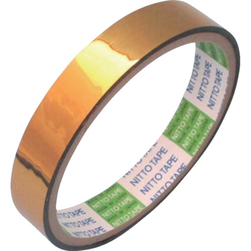 トラスコ中山 日東電工ベースマテリアル 装飾用テープ リビックテープNo.401 0.06mm×15mm×10m ゴールド(ご注文単位1巻)【直送品】