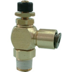 トラスコ中山 チヨダ フジスピードコントローラα(金属)メーターイン4mm・R1/8(ご注文単位1個)【直送品】