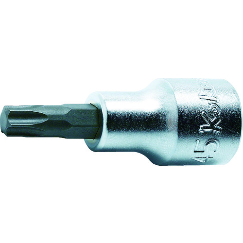 トラスコ中山 コーケン トルクスビットソケット T20 差込角12.7 先端3.9 60L（ご注文単位1個）【直送品】