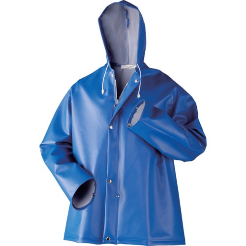 トラスコ中山 ドルフィン 耐水ウェア ジャケットXL ブルー(ご注文単位1着)【直送品】