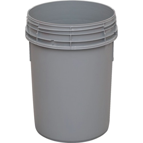 トラスコ中山 サンコー ペール容器 404800 サンペール#48 本体 ライトグレー（ご注文単位1個）【直送品】
