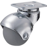トラスコ中山 ハンマー プレート式 旋回式ウレタン車輪 50mm(ご注文単位1個)【直送品】