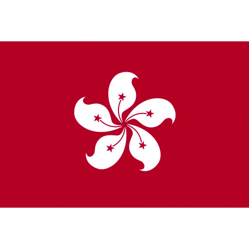 トラスコ中山 東京製旗 卓上旗(16×24cm)香港（ご注文単位1枚）【直送品】