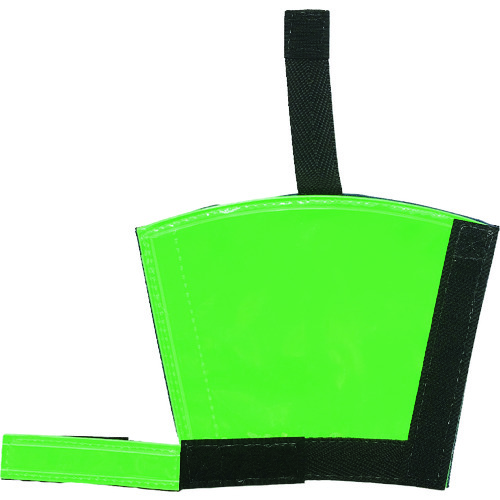 トラスコ中山 ミズケイ フルハーネスランヤード反射カバー「目立ち帯」(グリーン)(ご注文単位1枚)【直送品】
