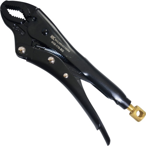 トラスコ中山 フジ矢 ロッキングプライヤー(パイプ用・黒金) 240-2235(ご注文単位1個)【直送品】