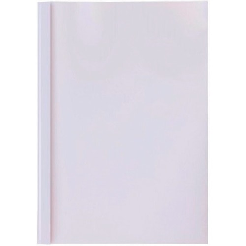 トラスコ中山 とじ太くん とじ太くん専用カバー クリアホワイト B5 タテとじ 背幅21mm（ご注文単位1パック）【直送品】