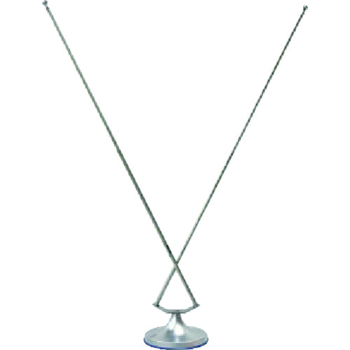 トラスコ中山 東京製旗 卓上旗用ミニポール2本立て(ご注文単位1個)【直送品】