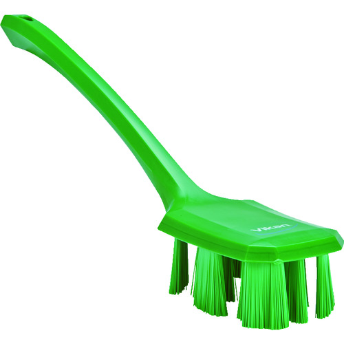 トラスコ中山 Vikan UST ロングハンドルブラシ 4196 緑(ご注文単位1個)【直送品】