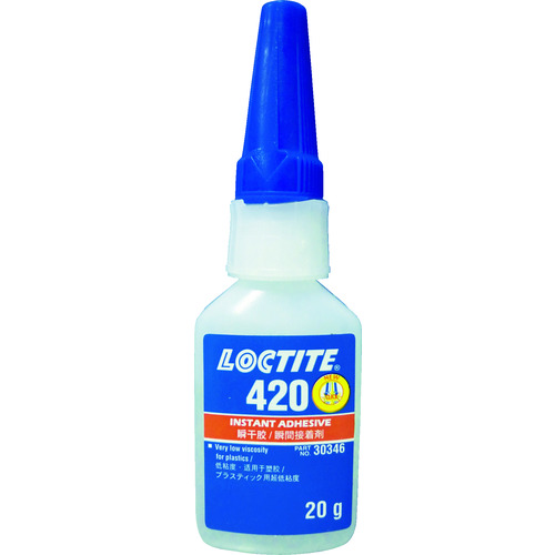 トラスコ中山 ロックタイト 瞬間接着剤 420 20g(ご注文単位1本)【直送品】