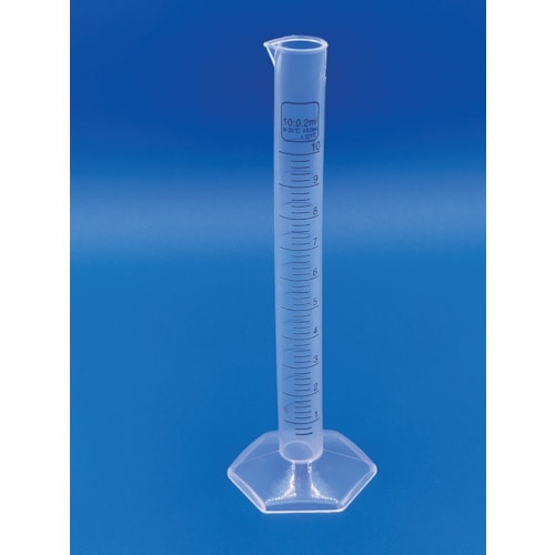トラスコ中山 レオナ 1256-01 メスシリンダー(プリント)10ml(ご注文単位1個)【直送品】