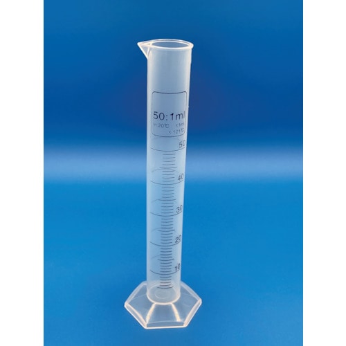 トラスコ中山 レオナ 1256-03 メスシリンダー(プリント)50ml(ご注文単位1個)【直送品】