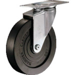 トラスコ中山 ハンマー 旋回式ゴム車輪 125mm 125-3581(ご注文単位1個)【直送品】