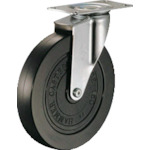 トラスコ中山 ハンマー 旋回式ゴム車輪 150mm 125-3603(ご注文単位1個)【直送品】