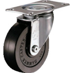 トラスコ中山 ハンマー 旋回式ゴム車輪 85mm(ご注文単位1個)【直送品】