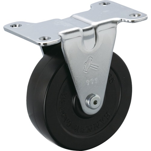 トラスコ中山 ハンマー キャスター固定ゴム車85mm(ご注文単位1個)【直送品】