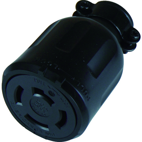 トラスコ中山 アメリカン電機 引掛形 ゴムコネクタボディ 接地3P20A250V(ご注文単位1個)【直送品】