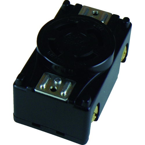 トラスコ中山 アメリカン電機 引掛形 パネル用コンセント 接地3P30A250V(ご注文単位1個)【直送品】