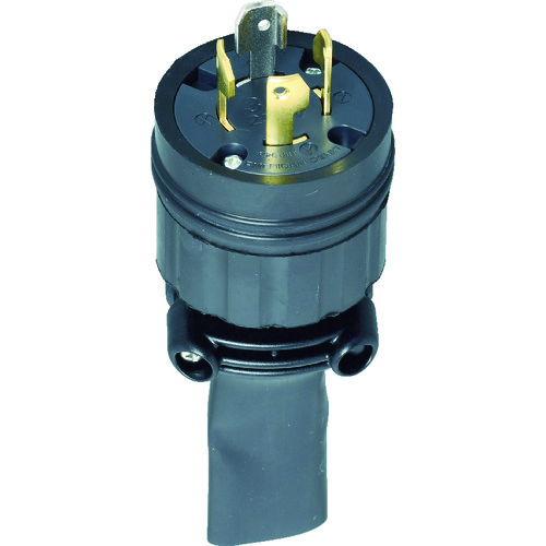 トラスコ中山 アメリカン電機 引掛形 防水形プラグ 接地3P30A250V(ご注文単位1個)【直送品】