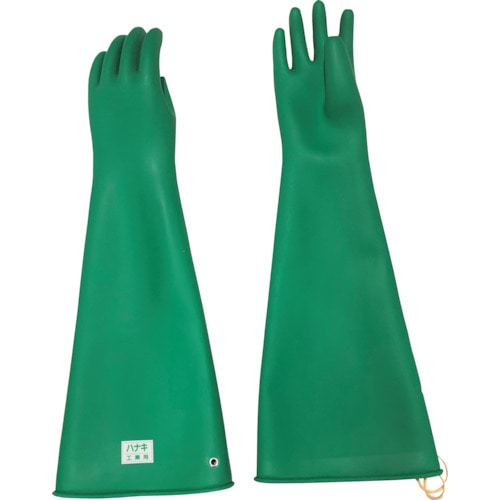 トラスコ中山 ハナキゴム 化学薬品用手袋 ハナローブ466(ご注文単位1組)【直送品】