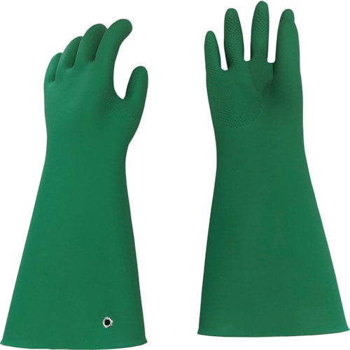 トラスコ中山 ハナキゴム 化学薬品用手袋 ハナローブH-40(ご注文単位1組)【直送品】