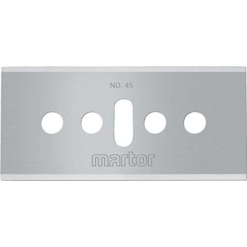トラスコ中山 martor 替刃 10枚 INDUSTRIAL BLADE 45(ご注文単位1箱)【直送品】