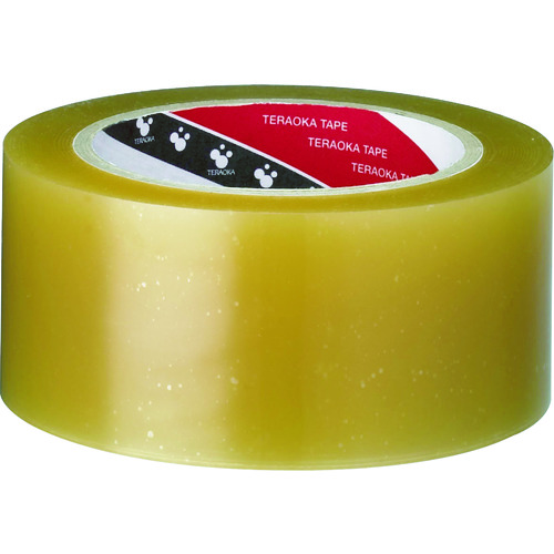 トラスコ中山 TERAOKA パックテープ NO.451 #60 クリーム 50mmX50M（ご注文単位1巻）【直送品】