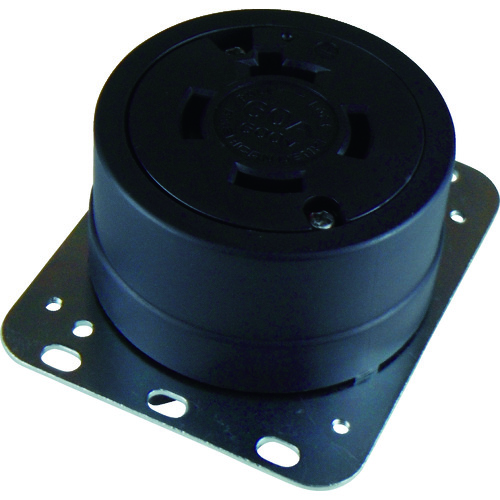 トラスコ中山 アメリカン電機 引掛形 埋込コンセント 接地3P60A600V(ご注文単位1個)【直送品】