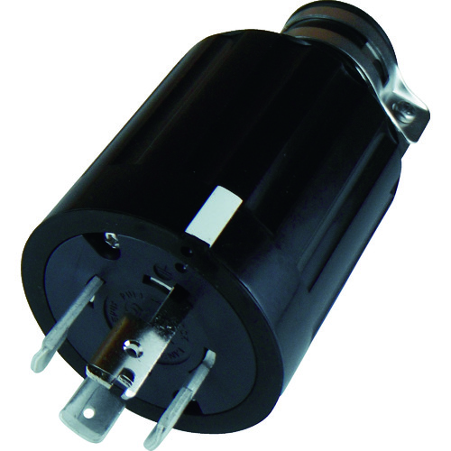 >トラスコ中山 アメリカン電機 引掛形 ゴムプラグ 接地3P60A600V(ご注文単位1個)【直送品】