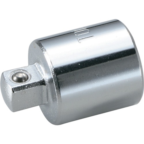 トラスコ中山 TONE ソケットアダプター 差込角9.5/6.35mm 全長23.9mm(ご注文単位1個)【直送品】