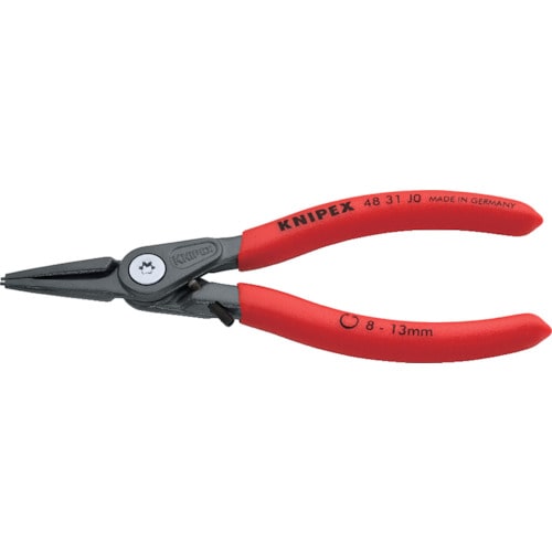 トラスコ中山 KNIPEX 4831-J2 穴用精密スナップリングプライヤー 直(ご注文単位1個)【直送品】