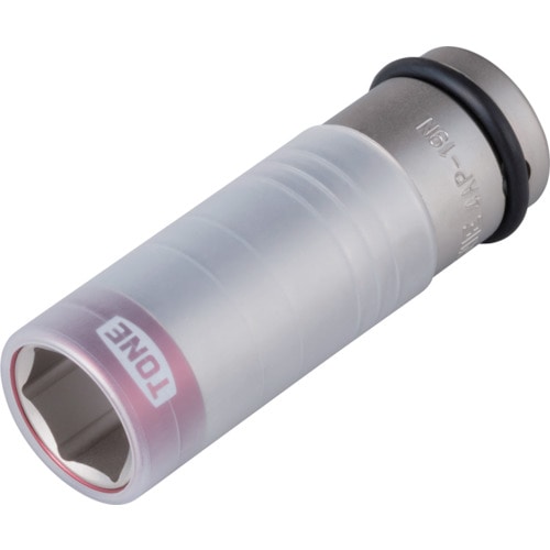 トラスコ中山 TONE プロテクター付きインパクト用薄型ホイルナットソケット(自動車整備用) 対辺寸法19mm(ご注文単位1個)【直送品】