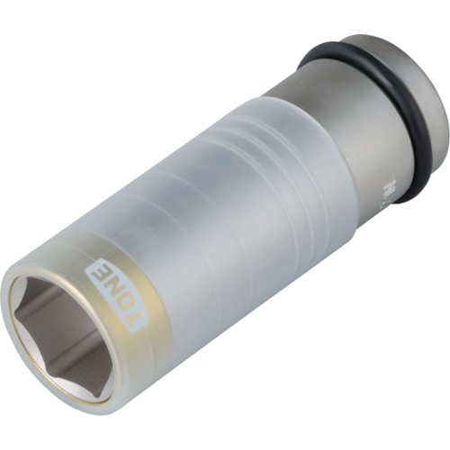 トラスコ中山 TONE プロテクター付きインパクト用薄型ホイルナットソケット(自動車整備用) 対辺寸法21mm(ご注文単位1個)【直送品】