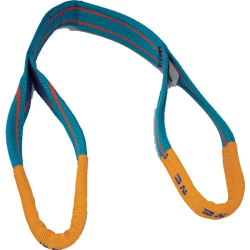 トラスコ中山 TESAC ブルースリング(JIS4等級・両端アイ形)荷重2.0t 全長2.0m(ご注文単位1本)【直送品】