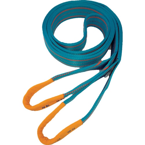 トラスコ中山 TESAC ブルースリング(JIS4等級・両端アイ形)荷重3.2t 全長4.0m(ご注文単位1本)【直送品】