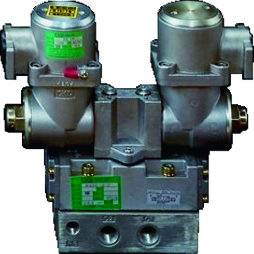 トラスコ中山 CKD 電磁弁 パイロット式 防爆形5ポート弁 4Fシリーズ(シングルソレノイド) Rc3/8 AC200(ご注文単位1台)【直送品】