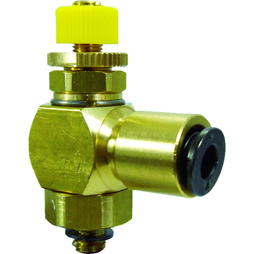 トラスコ中山 チヨダ フジスピードコントローラα(金属)メーターアウト4mm・M5×0.8(ご注文単位1個)【直送品】