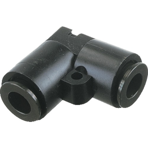 トラスコ中山 チヨダ チューブ継手 フジユニオンエルボ(樹脂) 4mm(ご注文単位1個)【直送品】