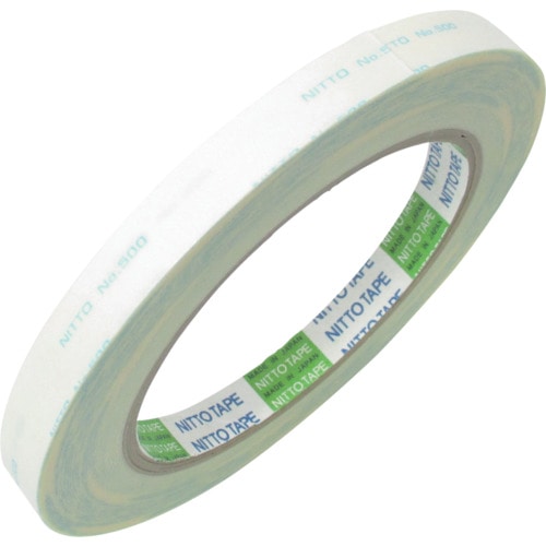 トラスコ中山 日東 一般用両面テープ N0.500 15mm×20m ホワイト(ご注文単位1巻)【直送品】