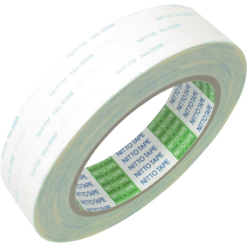 トラスコ中山 日東 一般用両面テープ N0.500 30mm×20m ホワイト(ご注文単位1巻)【直送品】